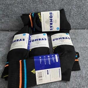 Bombas Socks Multi-Color Striped Crew Socks Small 5 Pack